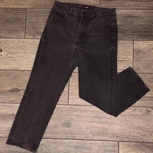 Express Women's Dark Gray Straight Leg Pants